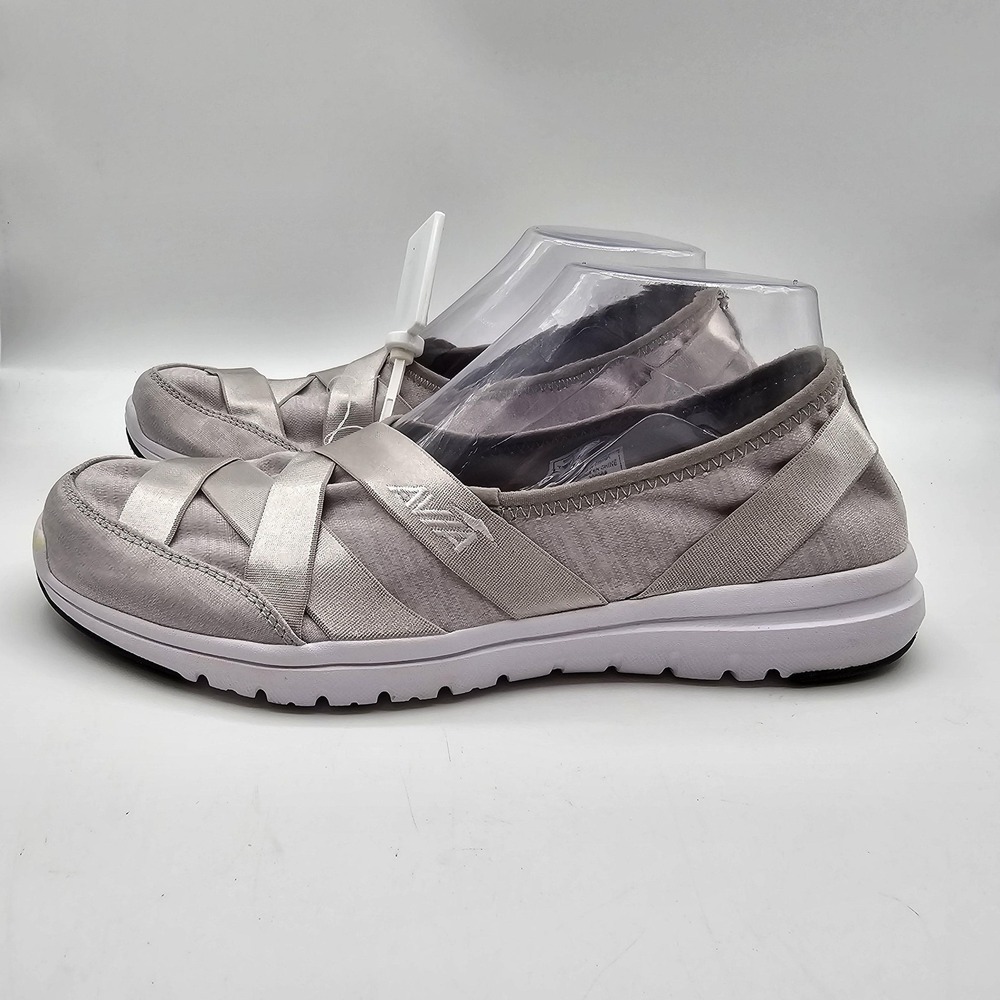 Avia Shoes Womens Size 10 Gray GELfom Cushioning Slip On Flats AVI-AURA Comfort - Picture 4 of 12